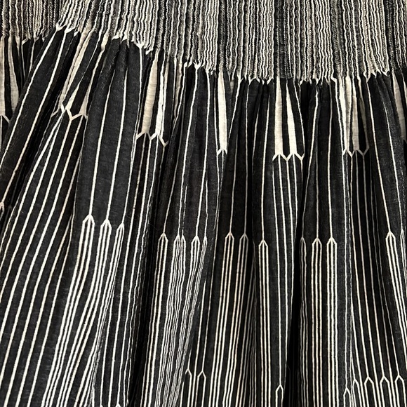 Nuno Co. Lenie/ Lenine Midi Skirt, one size, Black/white - Picture 8 of 10